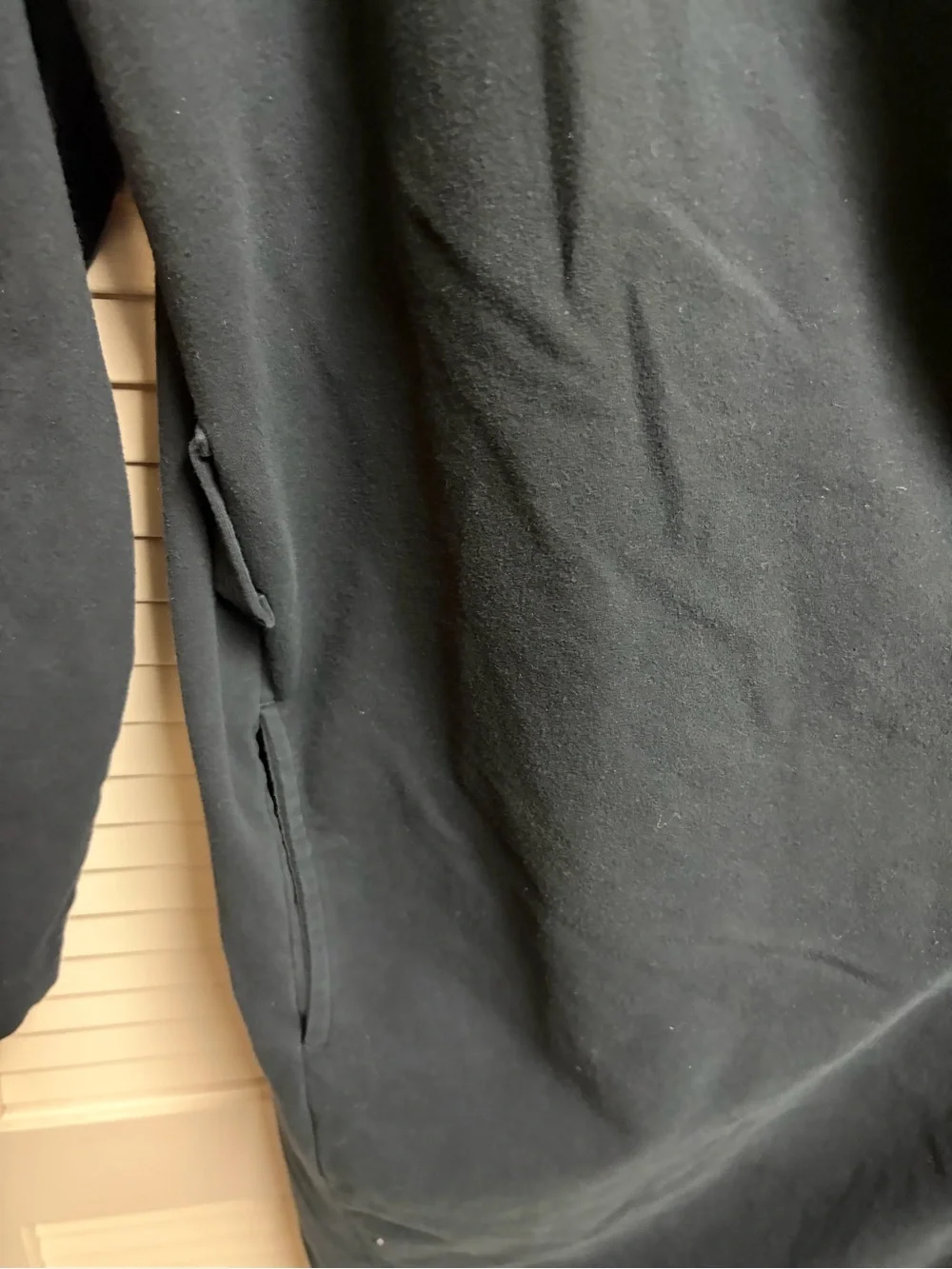 UGG For Men Robe M/L Black Cotton Stretch Lounge Bathrobe 1014993 Pockets Comfy